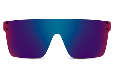 Heart-shaped sunglasses with pink lenses